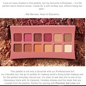 Illamasqua Unveiled Artistry Palette NIB